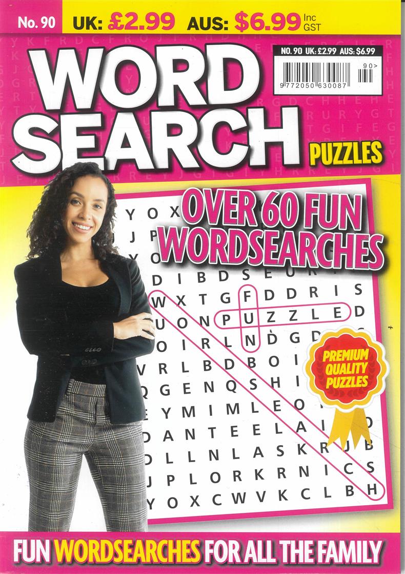 Wordsearch Puzzles - NO 90