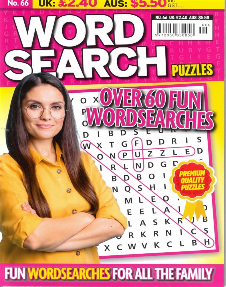 Wordsearch Puzzles Magazine Issue NO 66