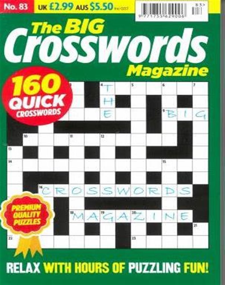 The Big Crosswords Magazine Magazine Issue NO 83