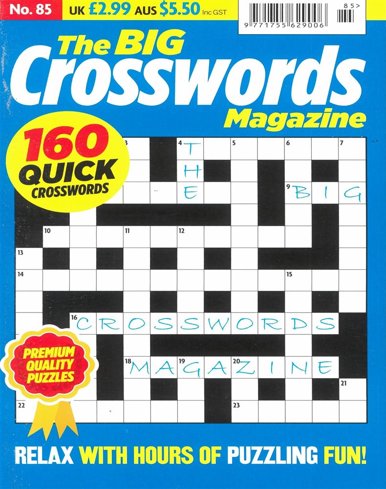 The Big Crosswords Magazine Magazine Issue NO 85