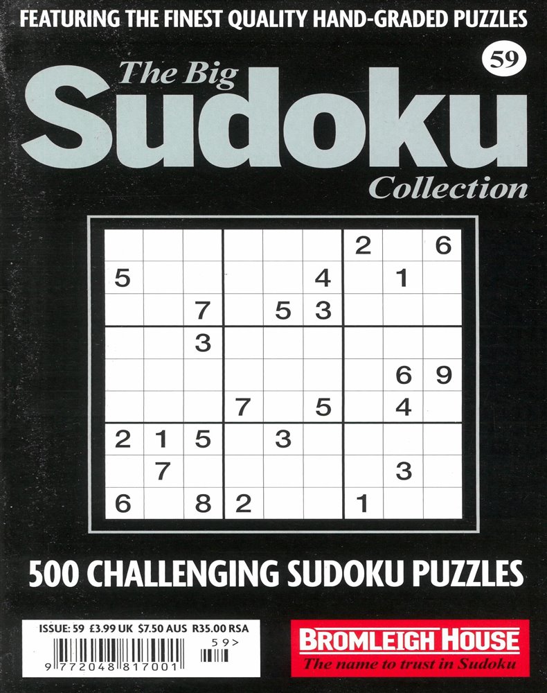 The Big Sudoku Collection Magazine Issue NO 59