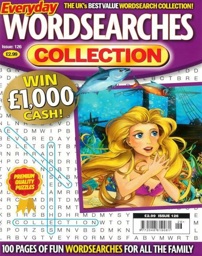 Everyday Wordsearches Collection Magazine Issue NO 126