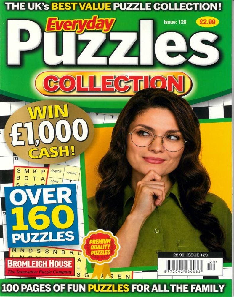 Everyday Puzzles Collection Magazine Issue NO 129