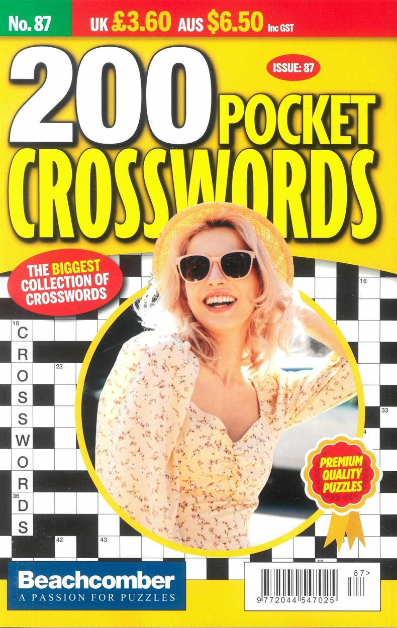200 Pocket Crosswords - NO 87