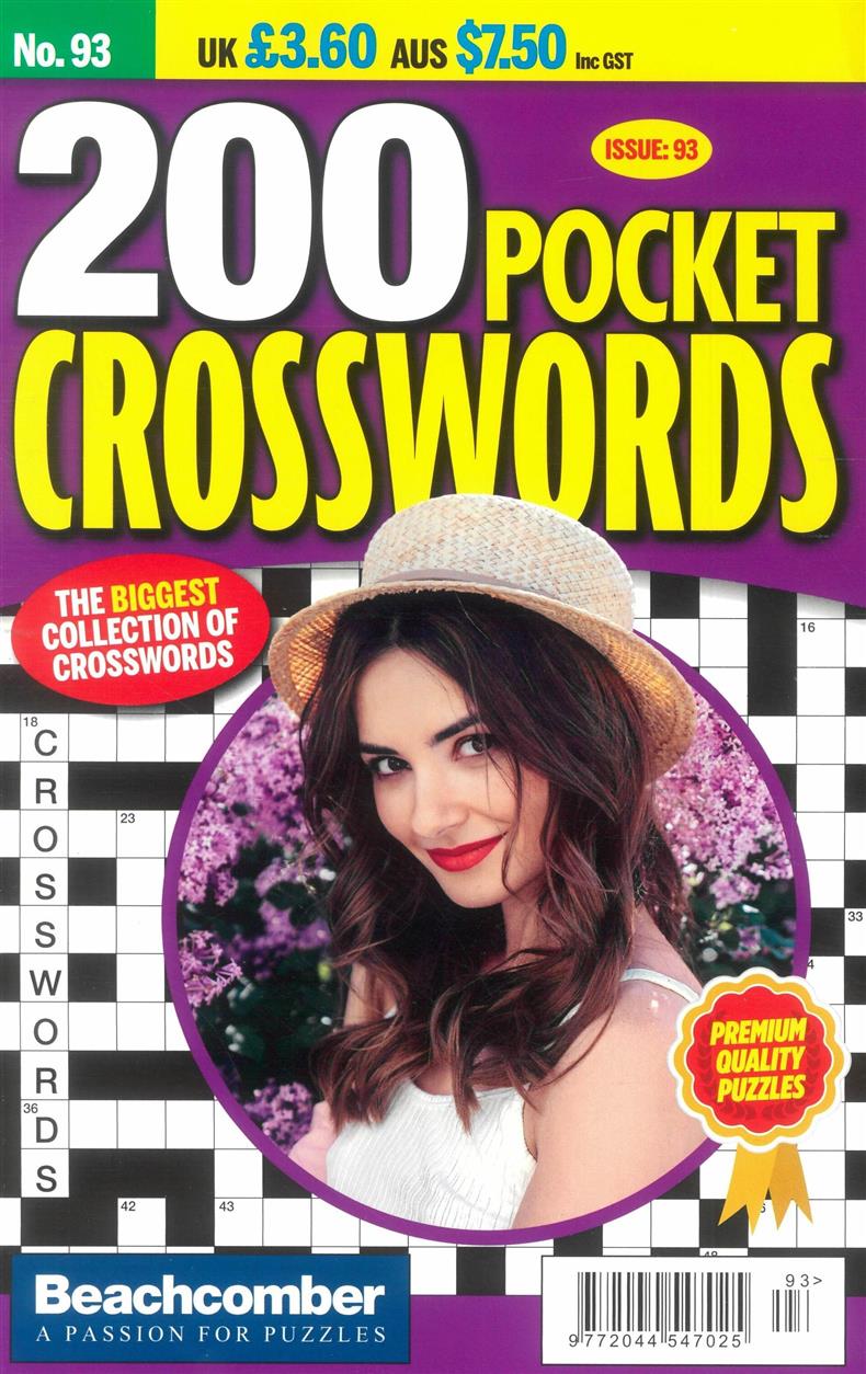 200 Pocket Crosswords - NO 93