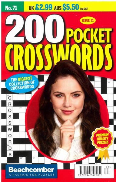 200 Pocket Crosswords Magazine