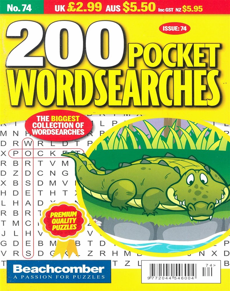 200 Pocket Wordsearches Magazine Issue NO 74