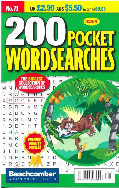 200 Pocket Wordsearches Magazine