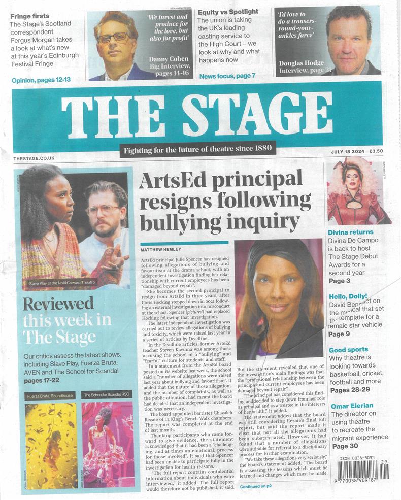 The Stage - 18/07/2024