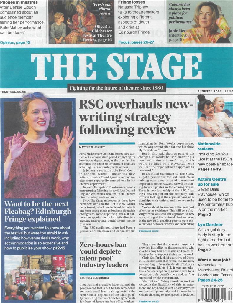 The Stage - 01/08/2024