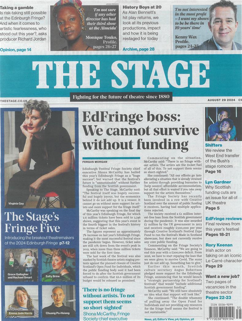The Stage - 29/08/2024