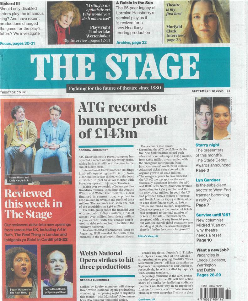 The Stage - 12/09/2024