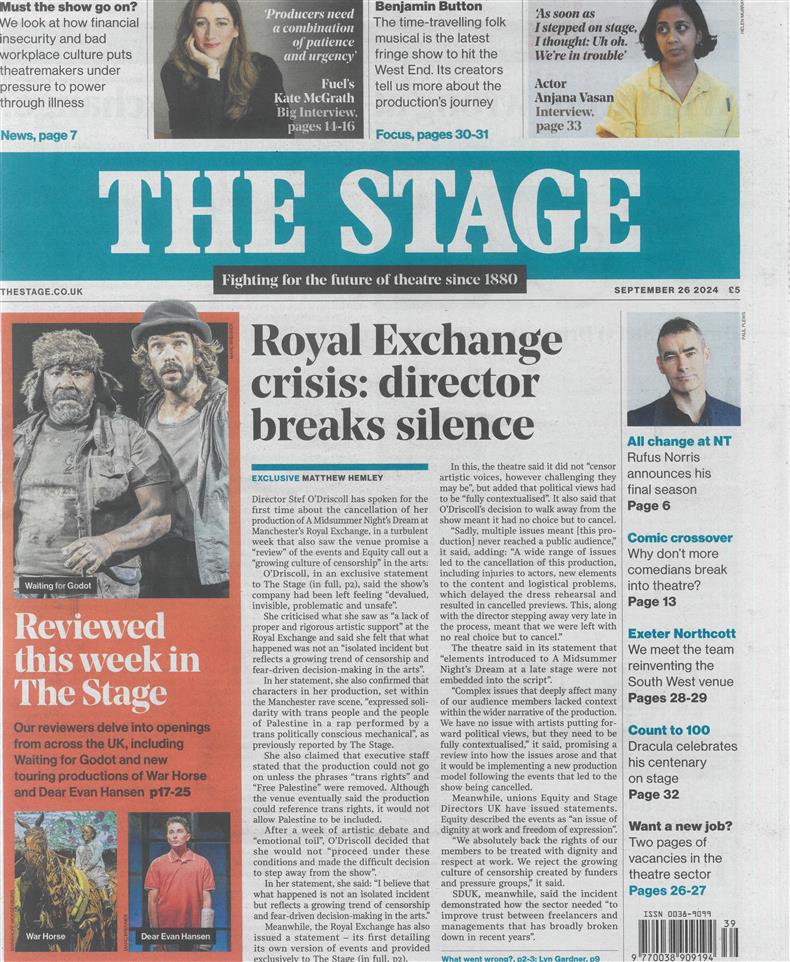 The Stage - 26/09/2024