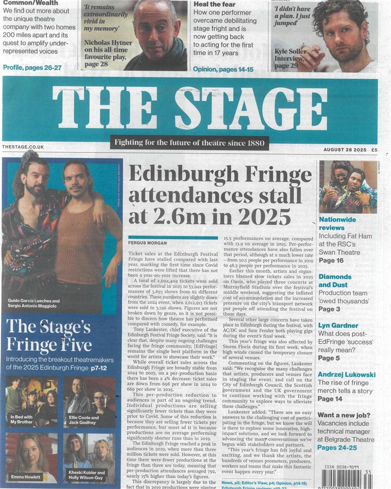 The Stage - 28/08/2025