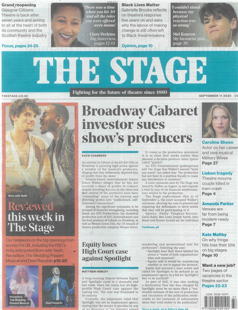 The Stage - 11/09/2025