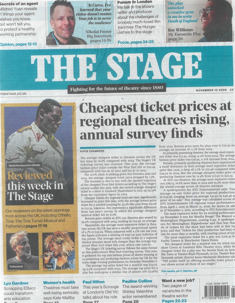 The Stage - 13/11/2025
