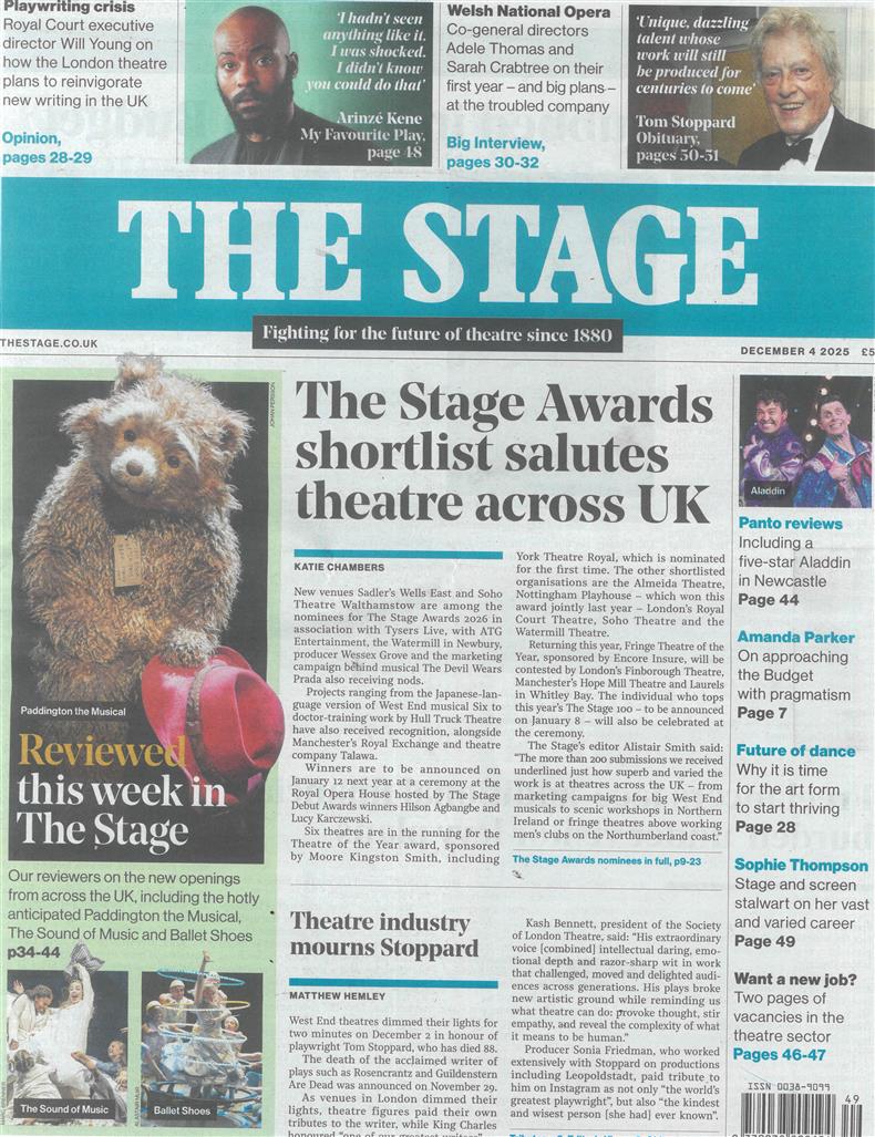 The Stage - 04/12/2025