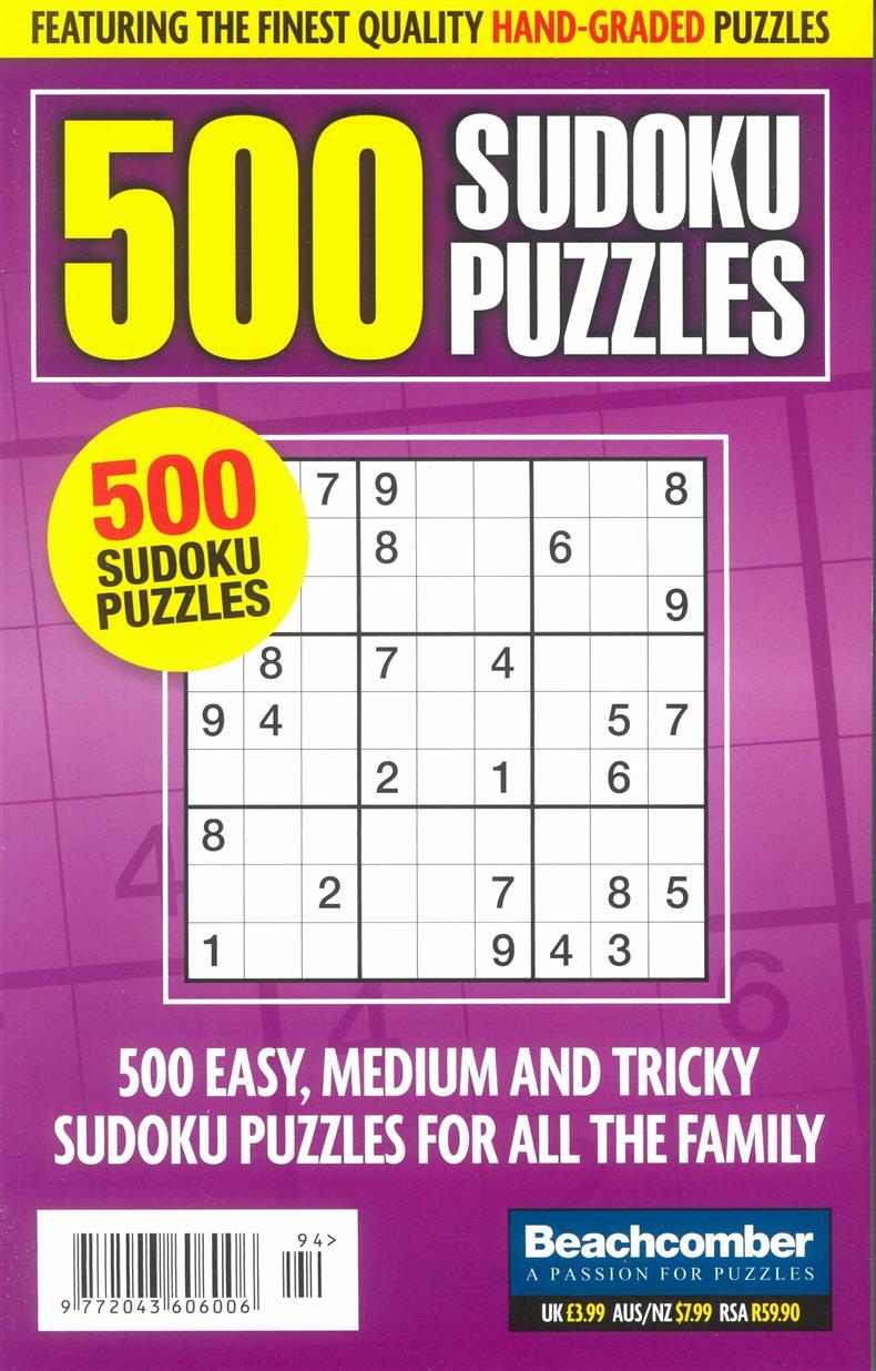 500 Sudoku Puzzles - NO 94