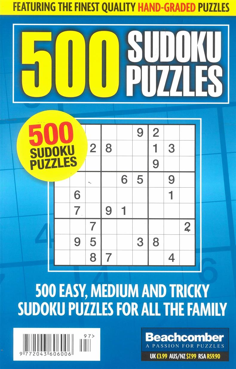 500 Sudoku Puzzles - NO 97