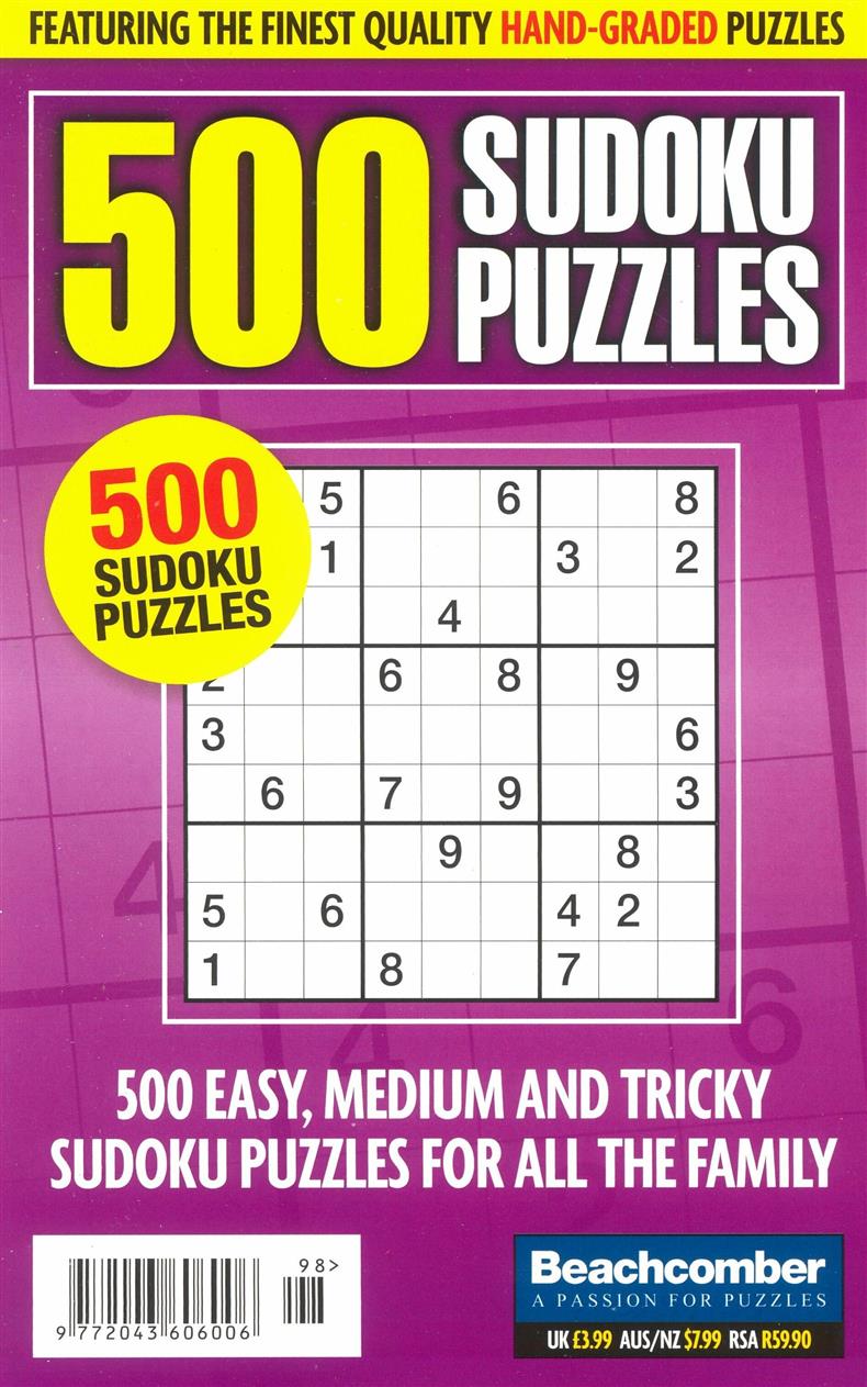 500 Sudoku Puzzles - NO 98