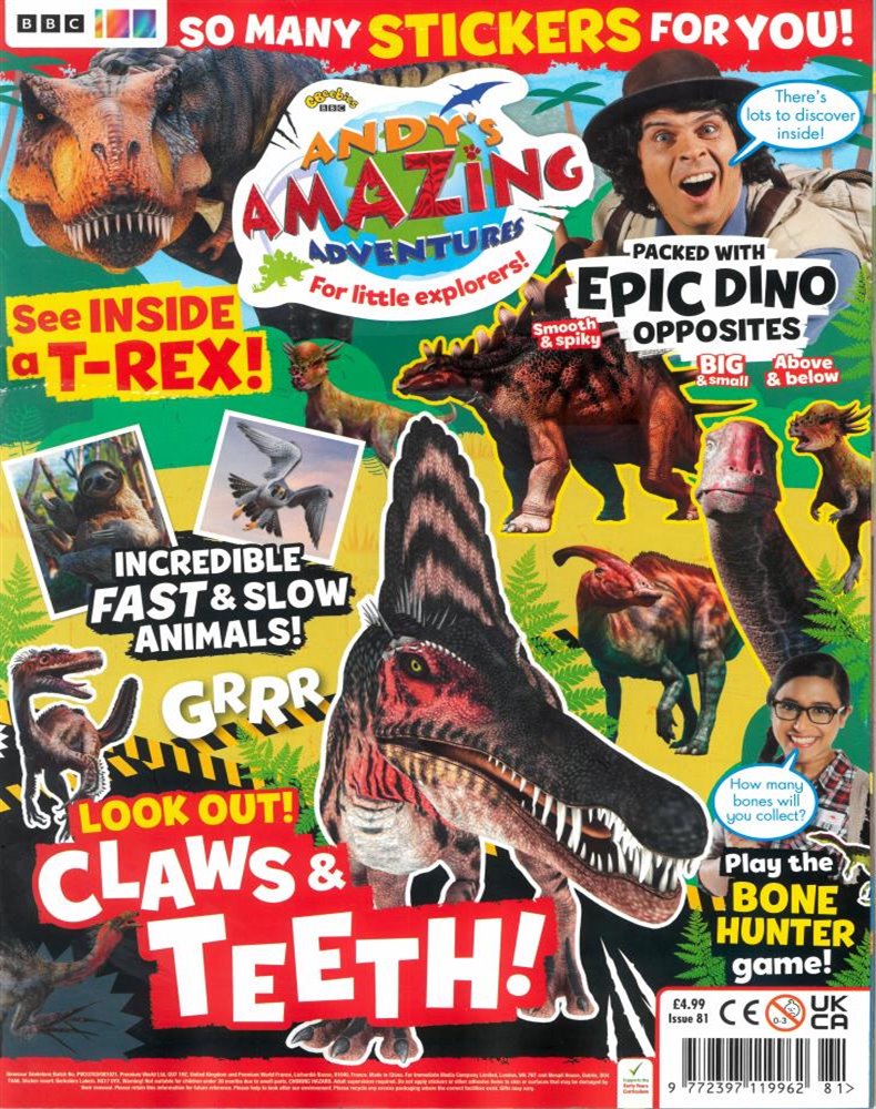 Andy's Amazing Adventures Magazine Issue NO 81