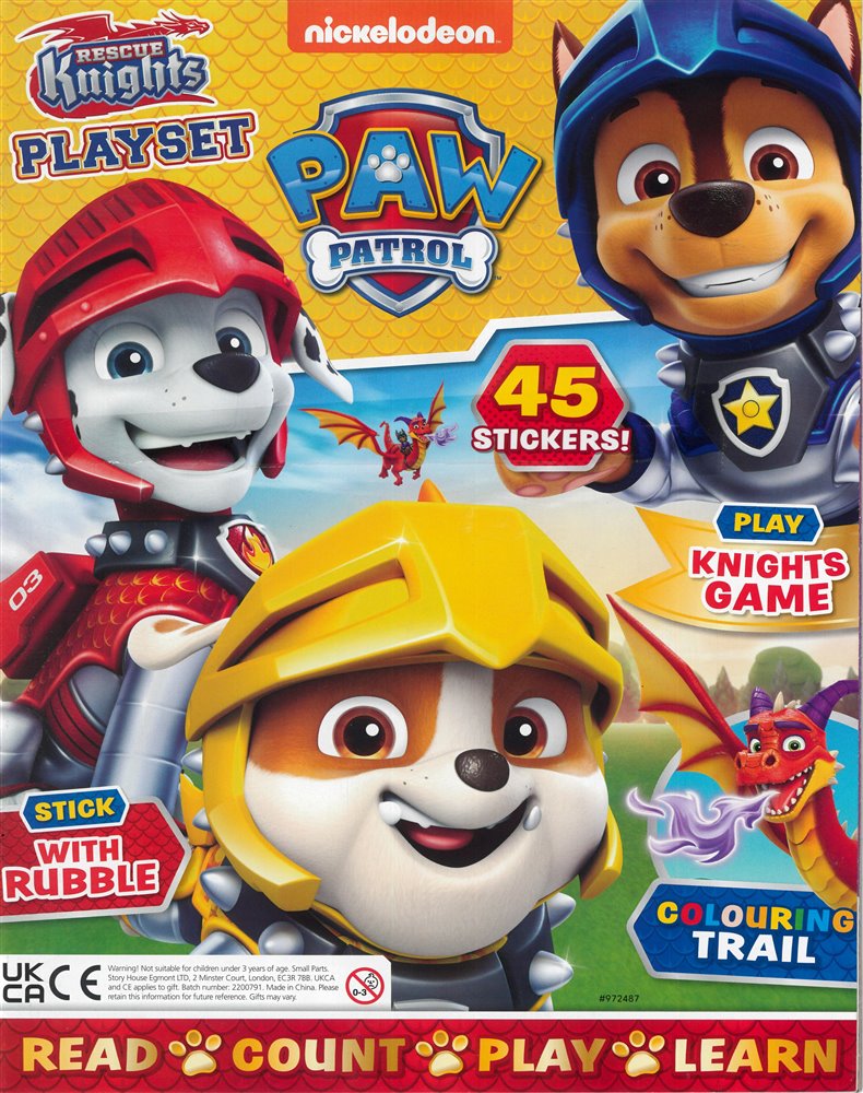 Paw Patrol Magazine Issue NO 103