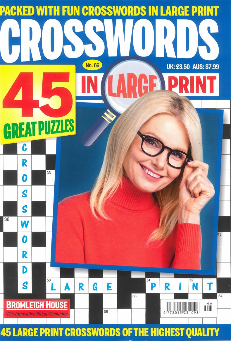 Crosswords in large print - NO 66