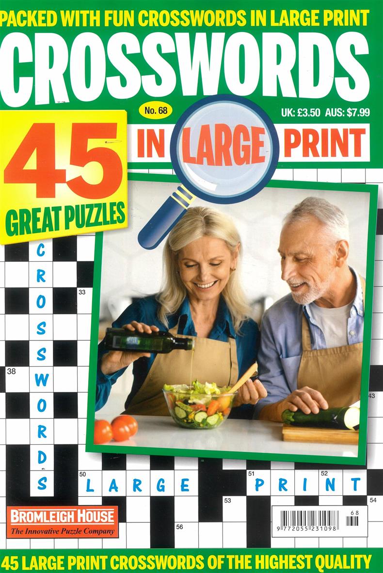 Crosswords in large print - NO 68