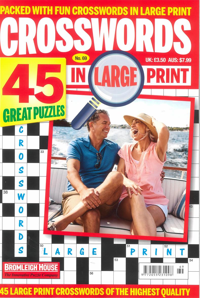 Crosswords in large print - NO 69