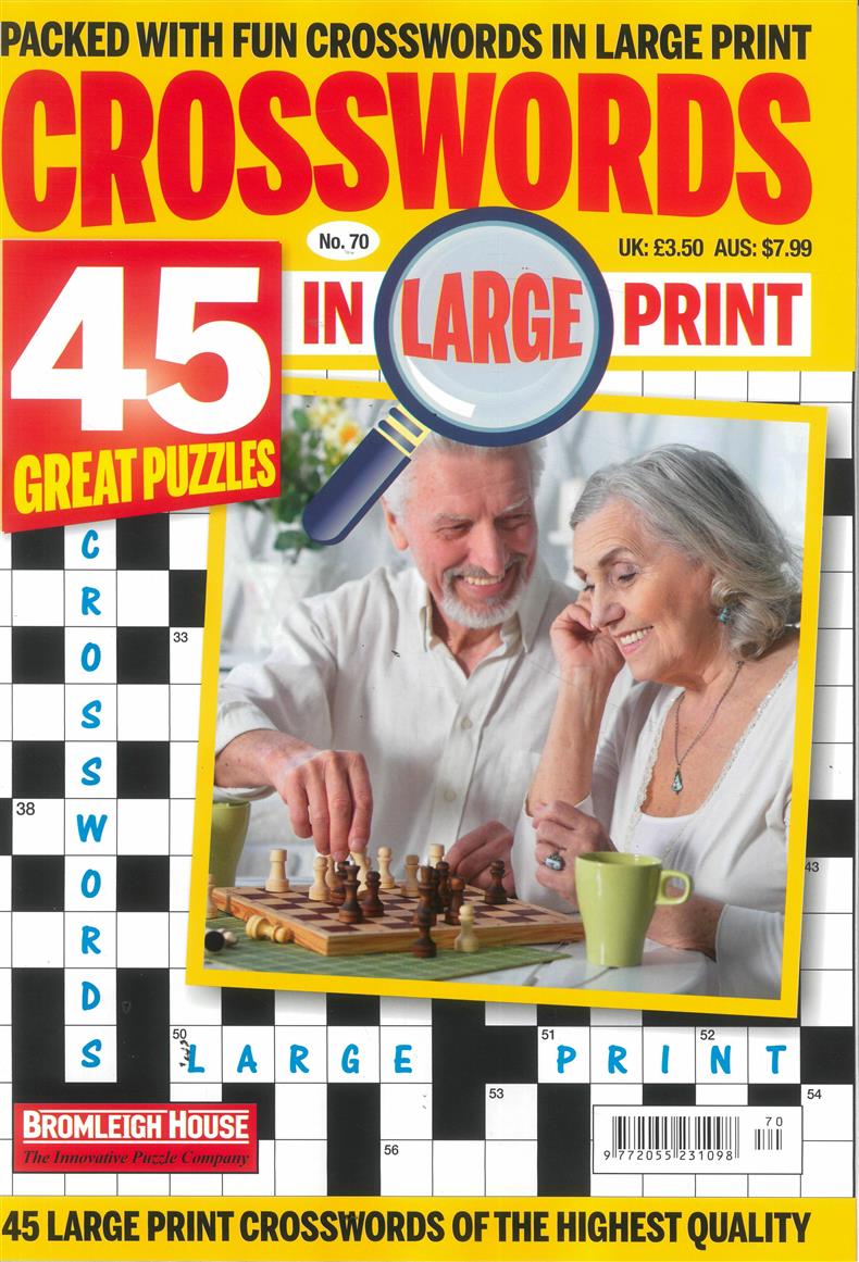 Crosswords in large print - NO 70