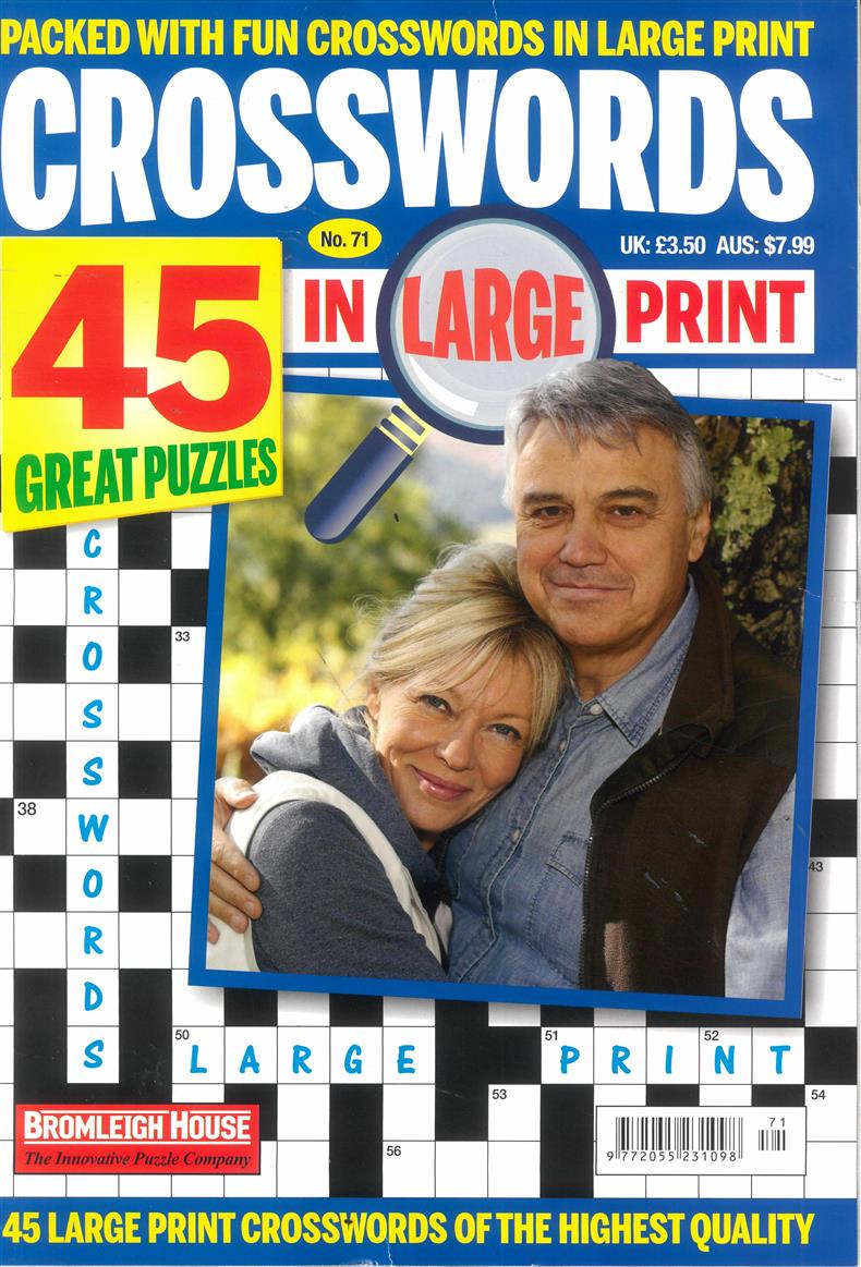 Crosswords in large print - NO 71