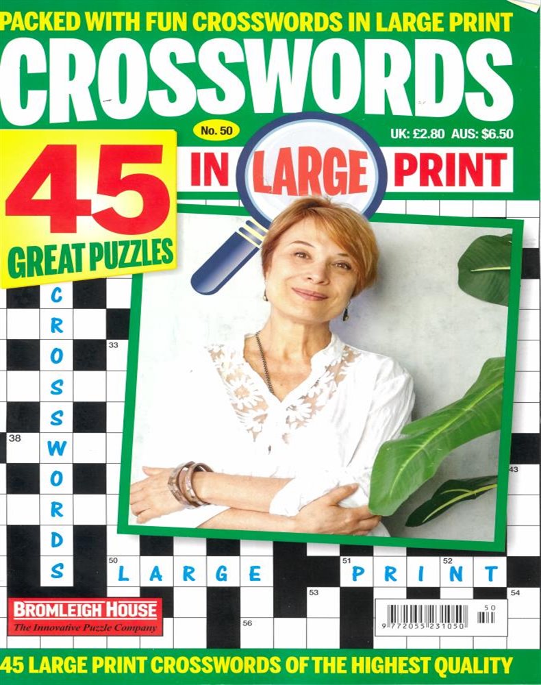 Crosswords in large print Magazine Issue NO 50