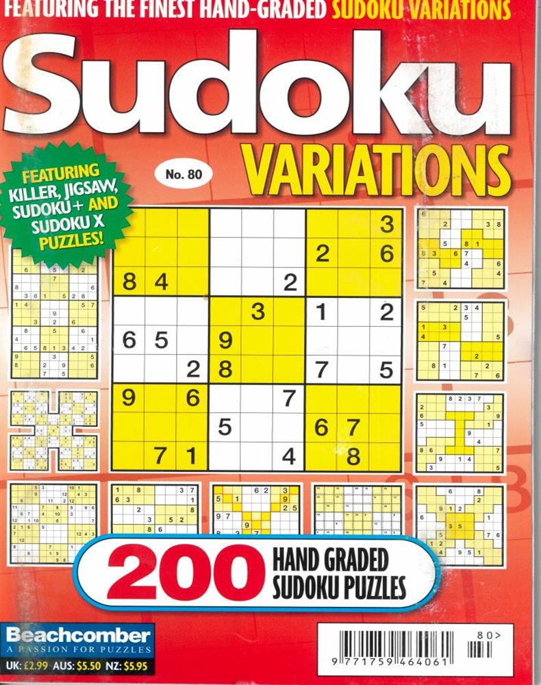 Sudoku Variations Magazine Issue NO 80
