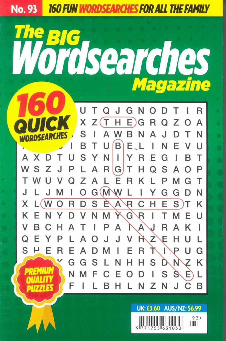 The Big Wordsearches - NO 93