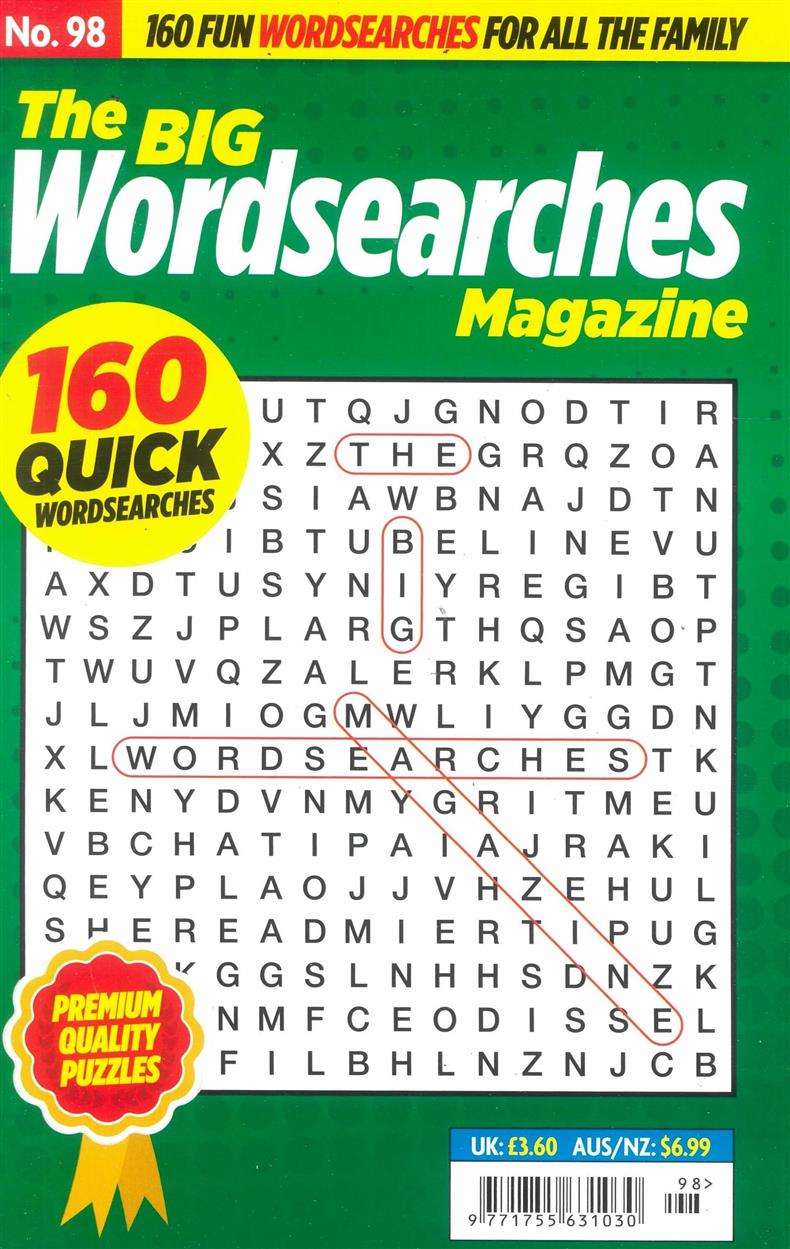 The Big Wordsearches - NO 98