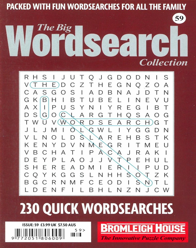 The Big Wordsearch Collection Magazine Issue NO 59