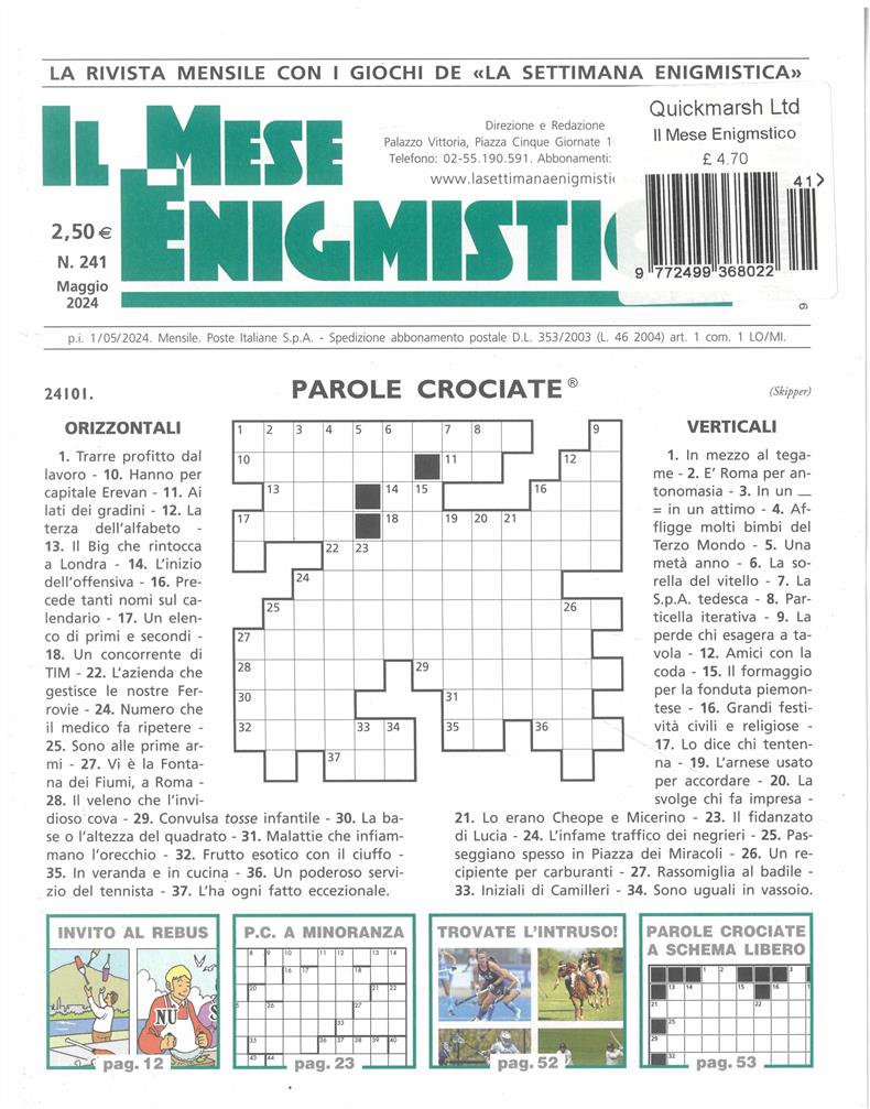 Il Mese Enigmistico - NO 241