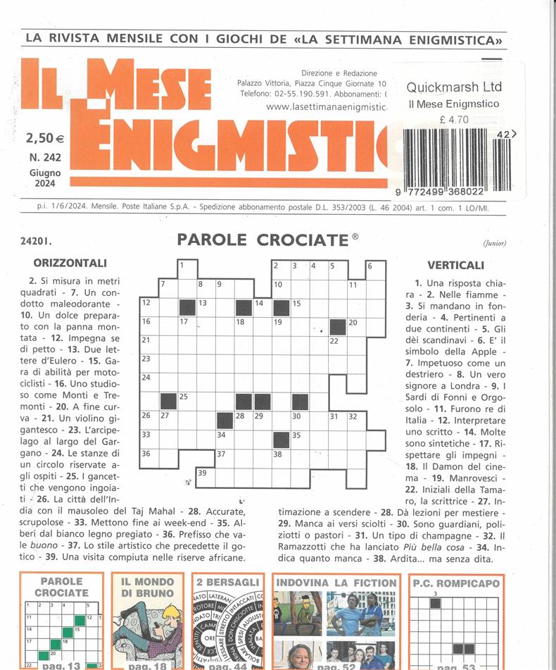 Il Mese Enigmistico - NO 242