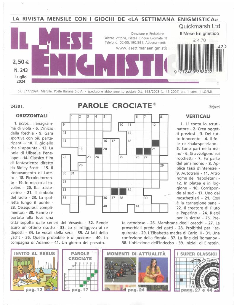 Il Mese Enigmistico - NO 243