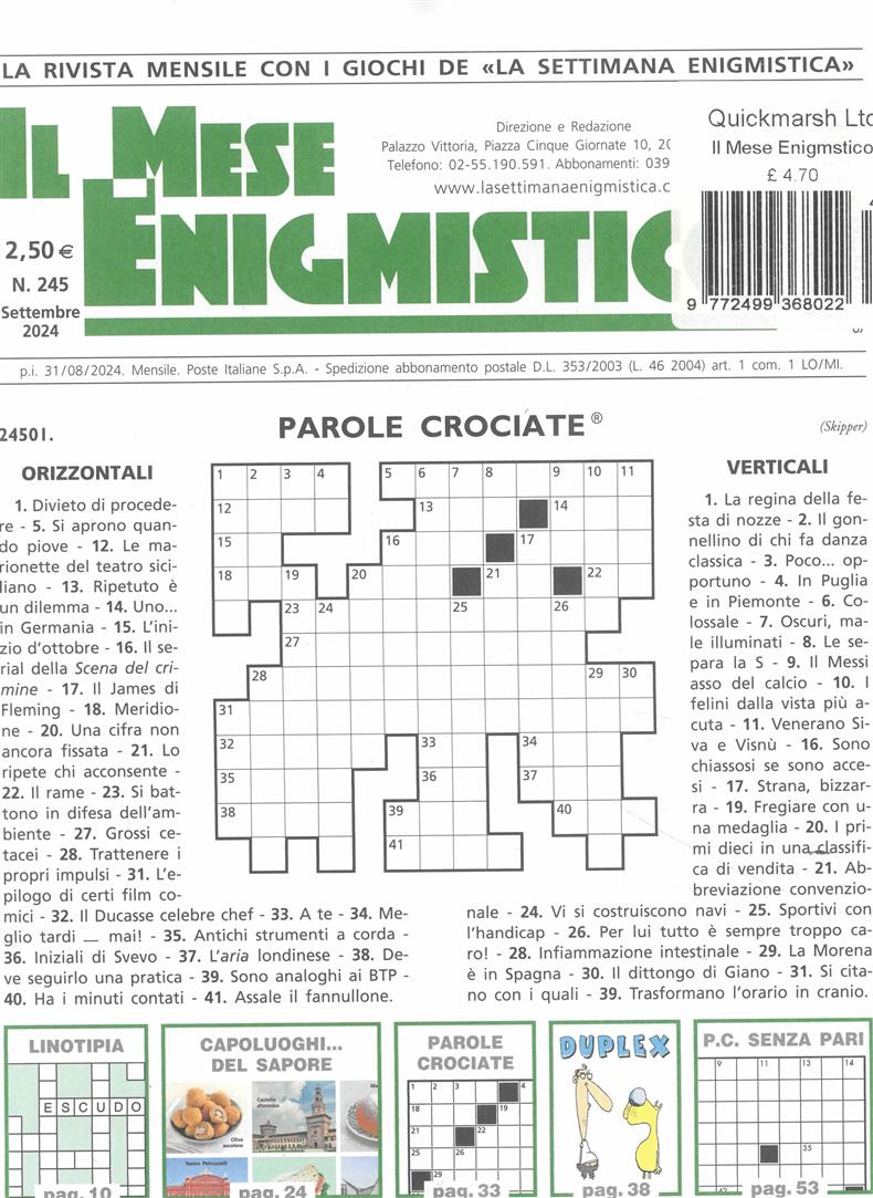 Il Mese Enigmistico - NO 245