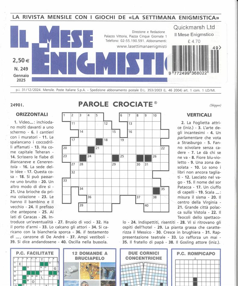 Il Mese Enigmistico - NO 249