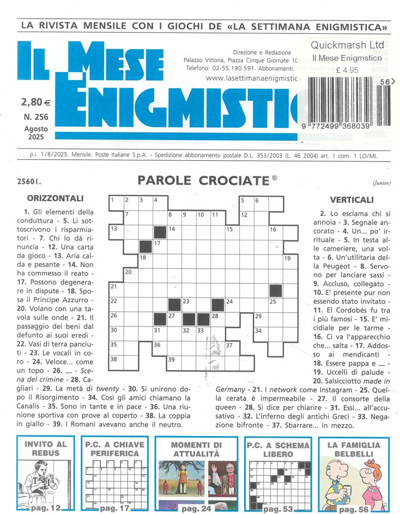 Il Mese Enigmistico - NO 256