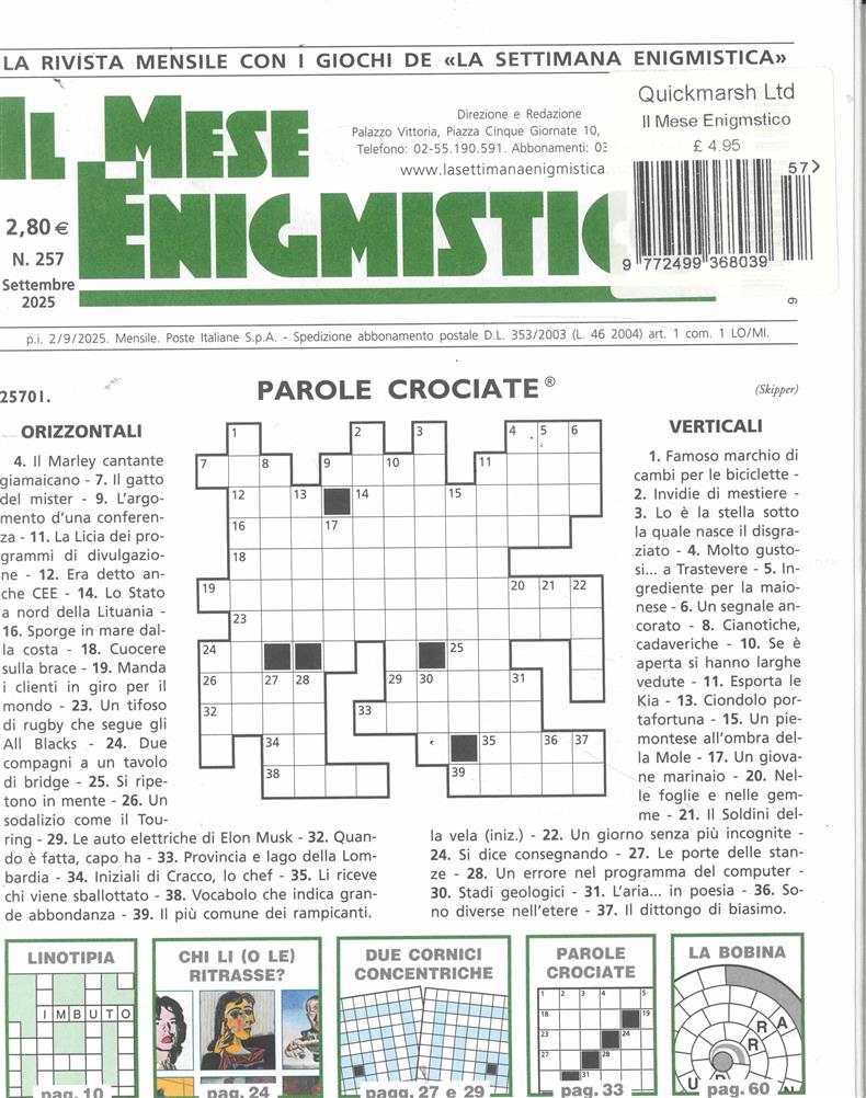 Il Mese Enigmistico - NO 257