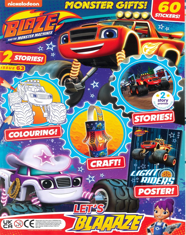 Blaze and the Monster Machines Magazine Issue NO 63