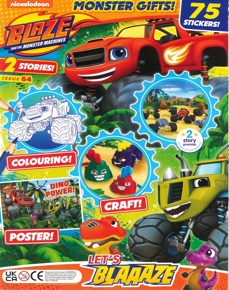 Blaze and the Monster Machines Magazine Issue NO 64