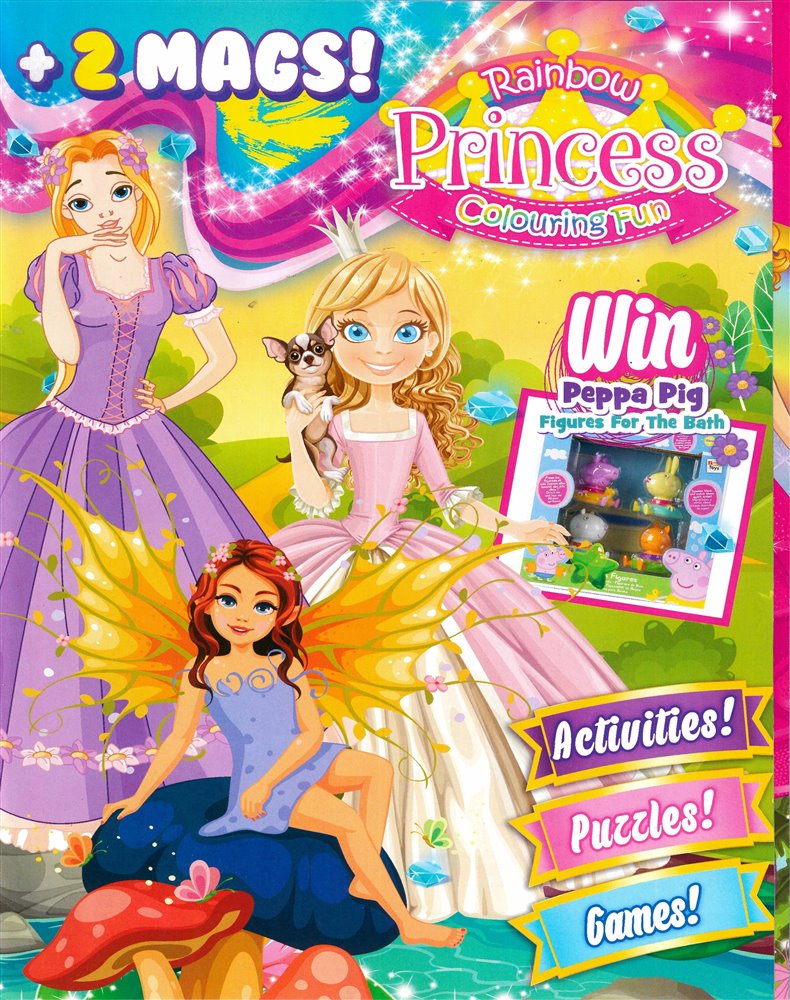 Rainbow Princess Colouring Fun Magazine Issue NO 43