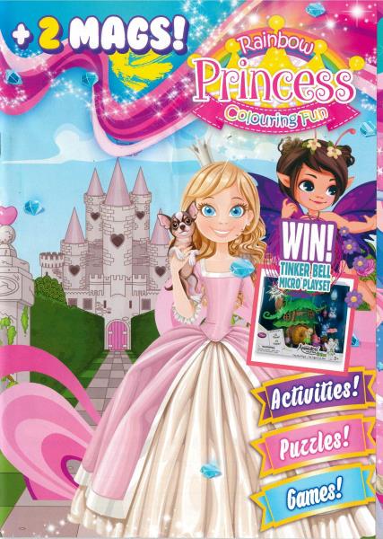 Rainbow Princess Colouring Fun magazine