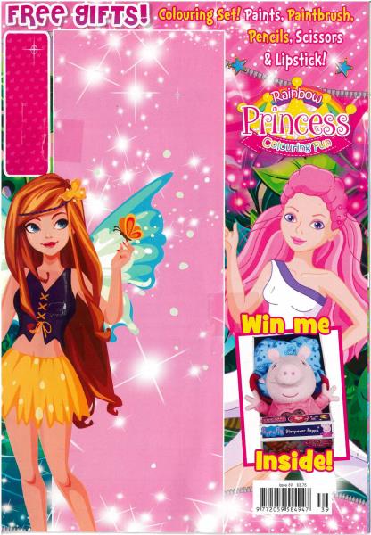 Rainbow Princess Colouring Fun magazine