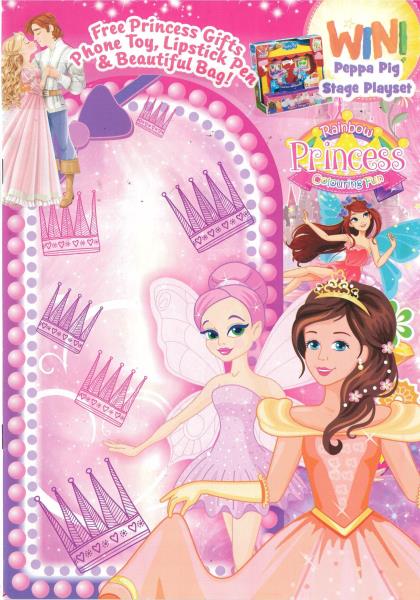 Rainbow Princess Colouring Fun Magazine