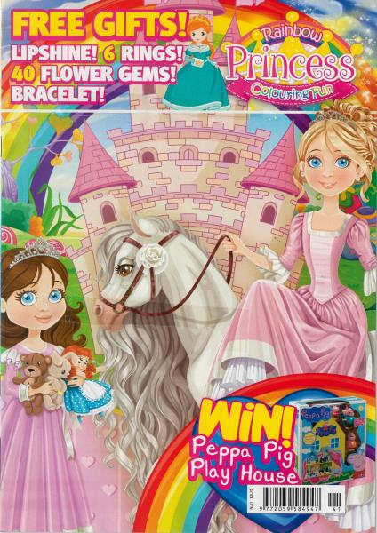 Rainbow Princess Colouring Fun Magazine